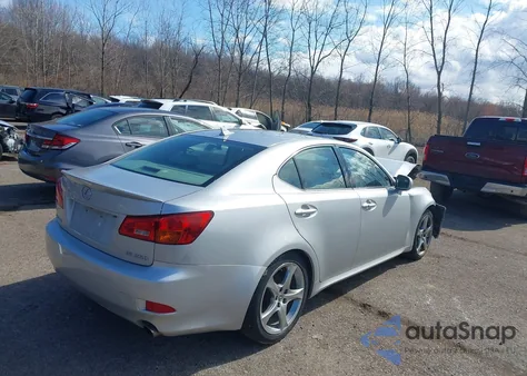 2007 Lexus Is 250 from USA, damaged, VIN JTHBK262472025133